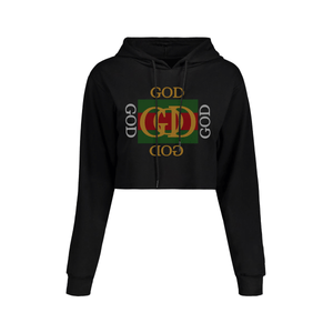 GOD Lux Cropped Sweatshirt - MIDNIGHT